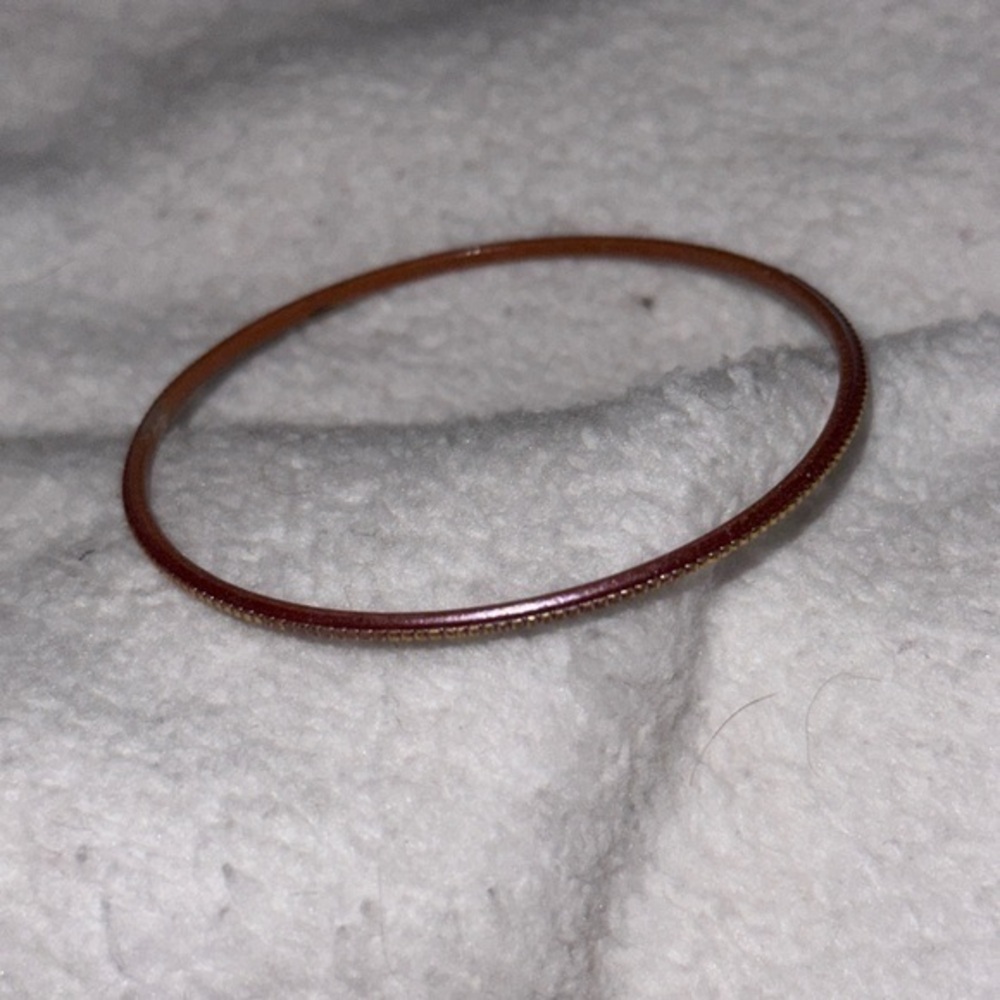 Copper Tone Bangle Bracelet NWT